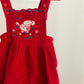 Little lamb corduroy vintage overall dress