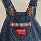 OshKosh b'Gosh Vintage denim with red check winter overall