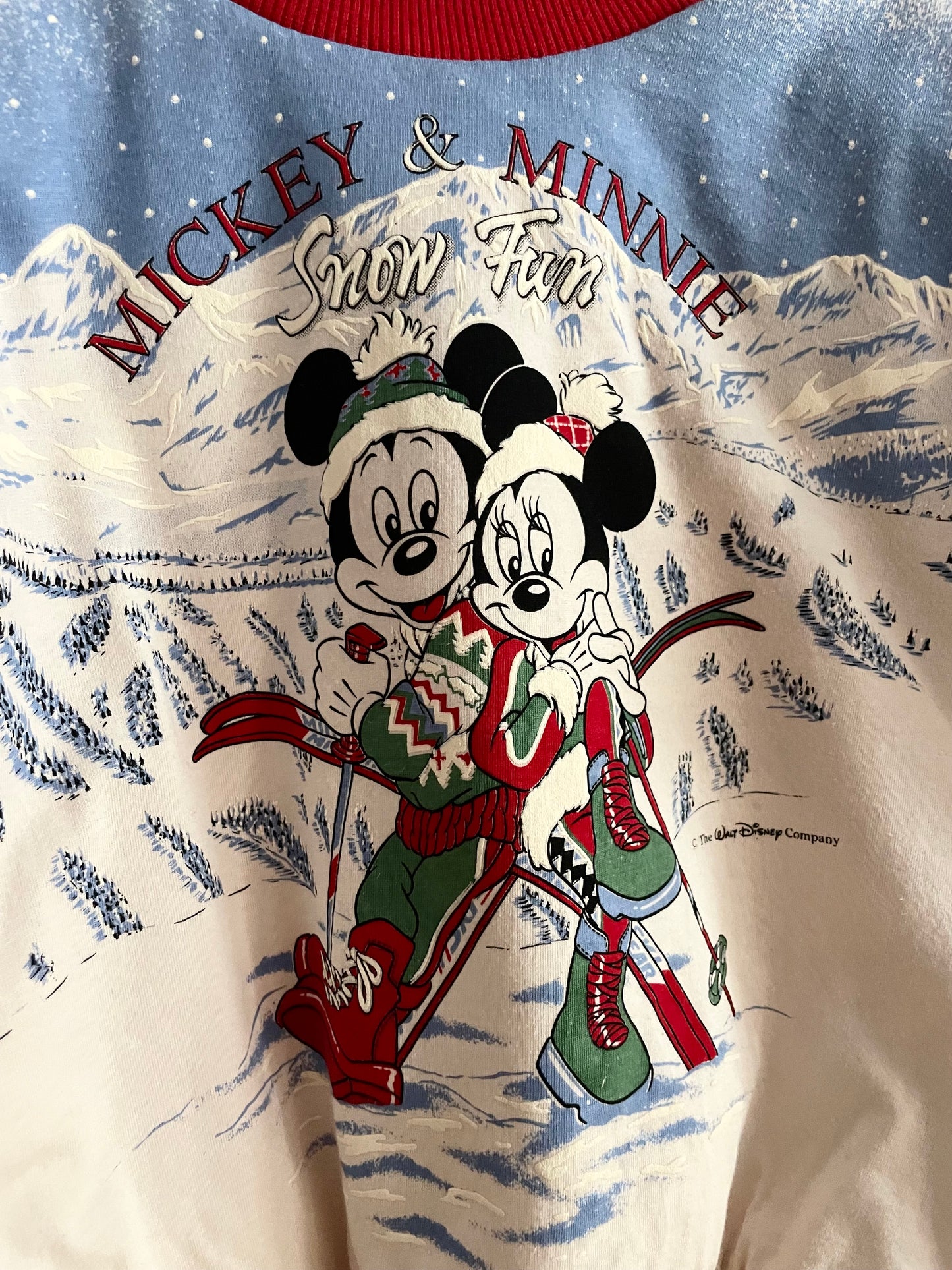 Mickey & Minnie Disney Winter Vintage Sweatshirt