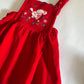 Little lamb corduroy vintage overall dress