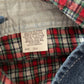 OshKosh b'Gosh Vintage denim with red check winter overall