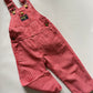 OshKosh b'Gosh Vintage denim red hickory stripes overall