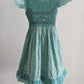 60's smocked dress with little umbrella 116