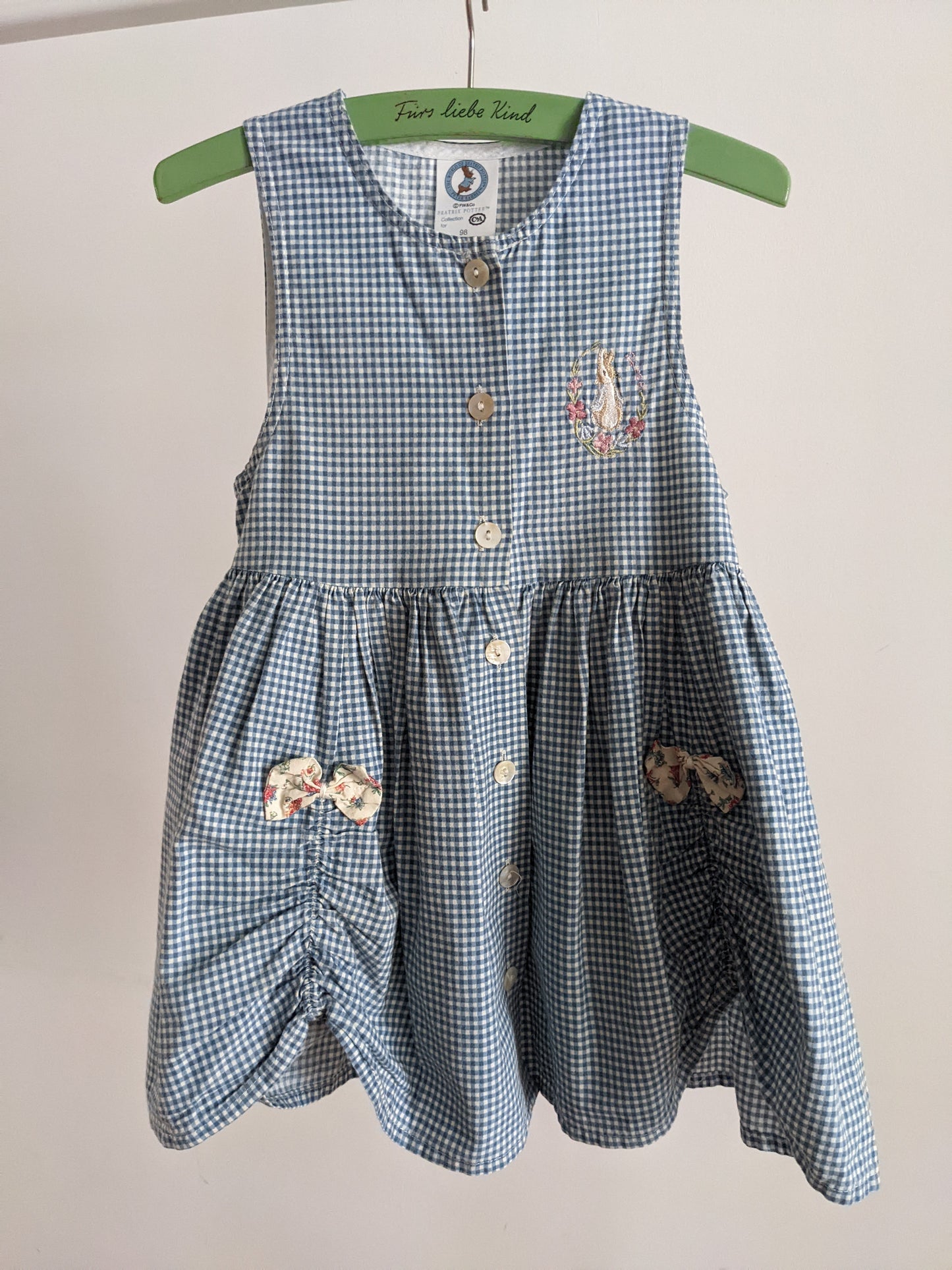 Beatrix Potter Vichy checks  summer dress 98