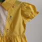 Yellow embroidery dress 86