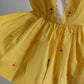 Yellow embroidery dress 86