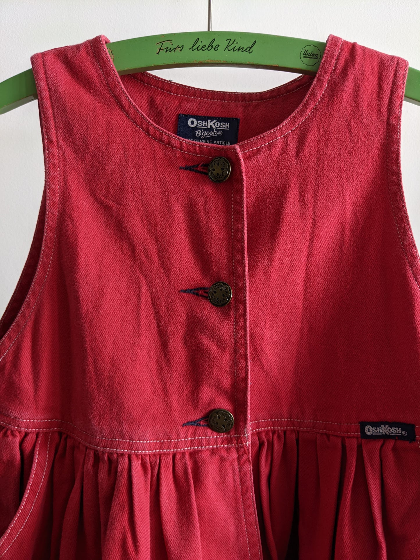 OshKosh b'Gosh red button dress 116