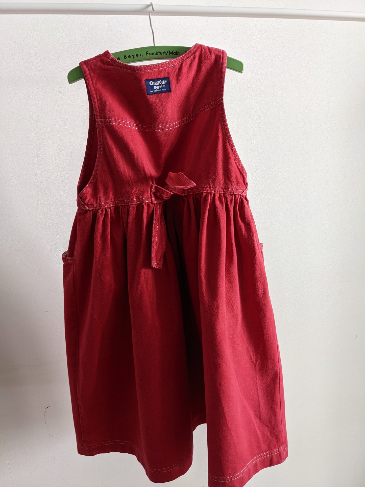 OshKosh b'Gosh red button dress 116