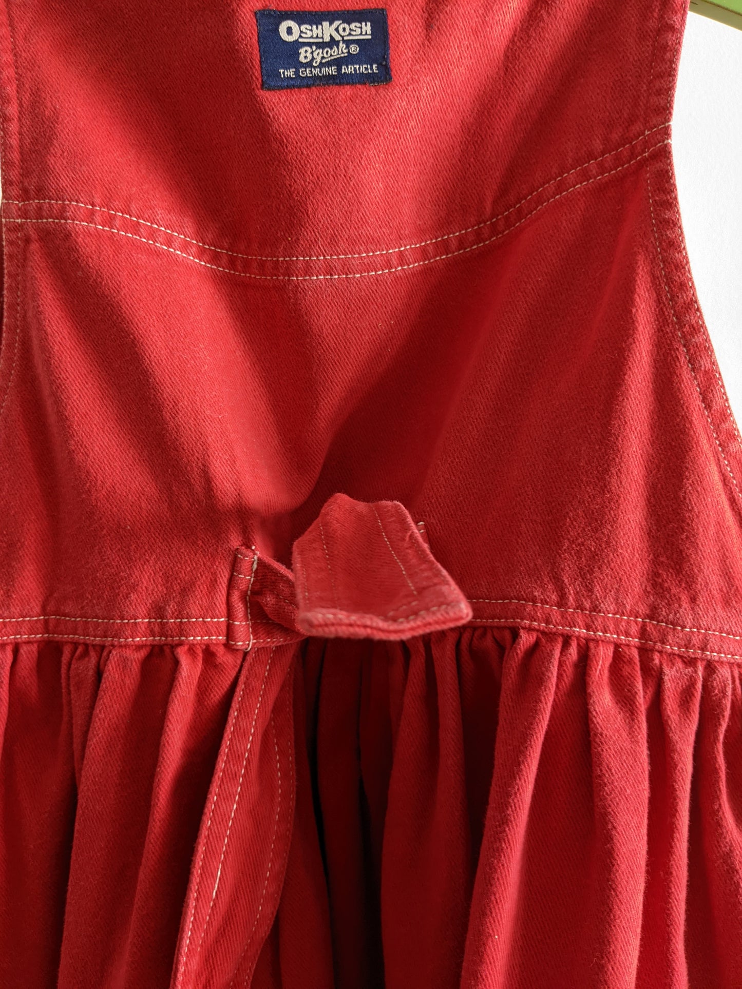 OshKosh b'Gosh red button dress 116