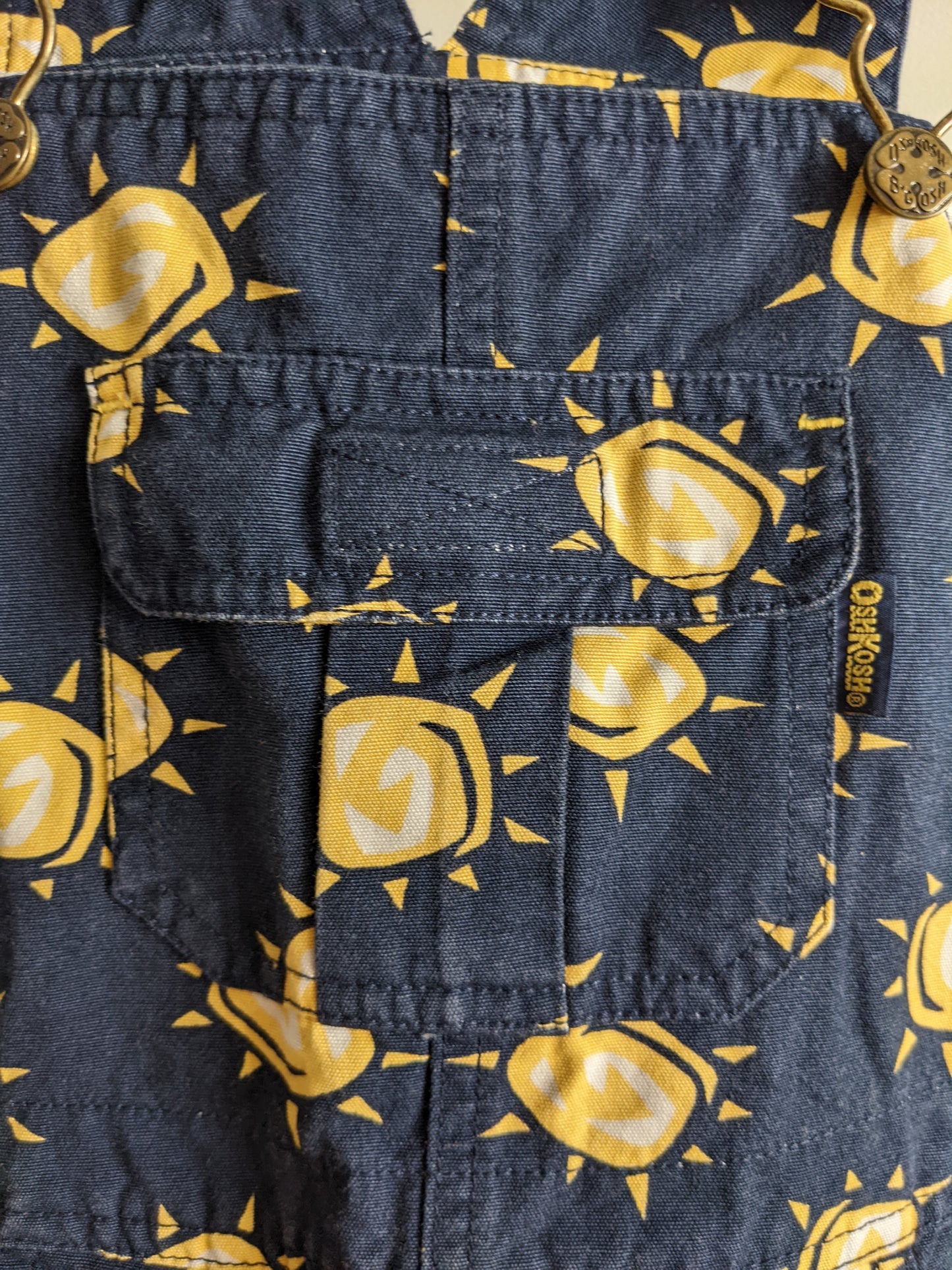 OshKosh b'Gosh denim sun short overall 110