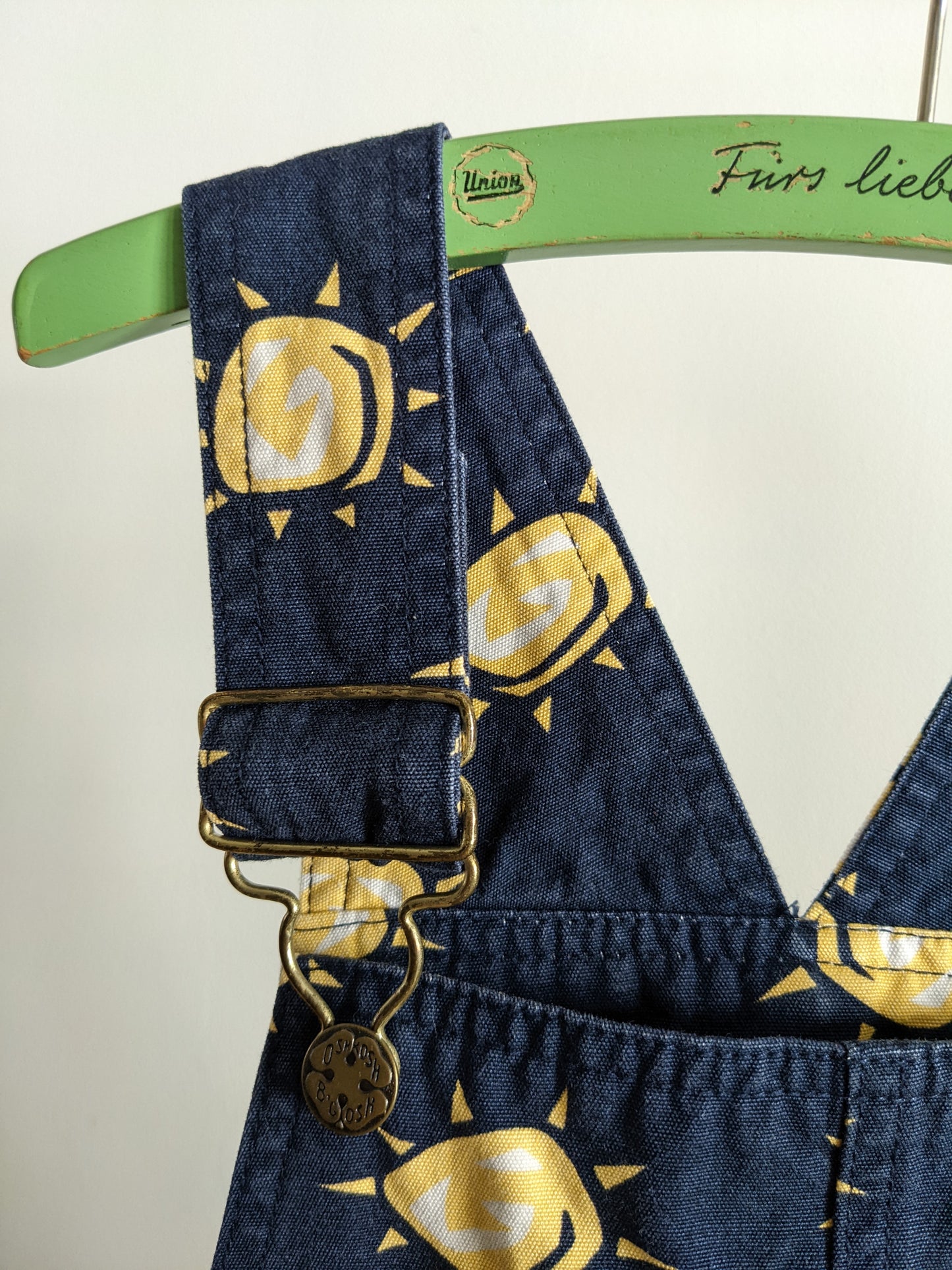 OshKosh b'Gosh denim sun short overall 110