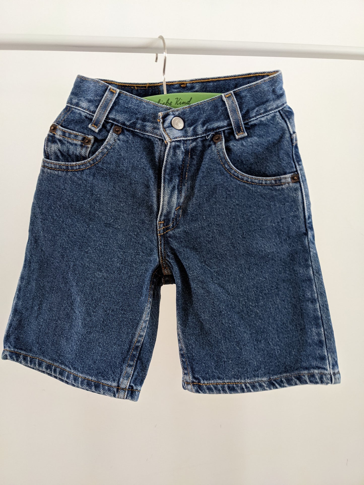 2000 Levi's 550 Denim Jeans Shorts dark wash 110