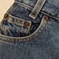 2000 Levi's 550 Denim Jeans Shorts dark wash 110