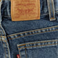 2000 Levi's 550 Denim Jeans Shorts dark wash 110