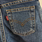 2000 Levi's 550 Denim Jeans Shorts dark wash 110