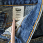 2000 Levi's 550 Denim Jeans Shorts dark wash 110