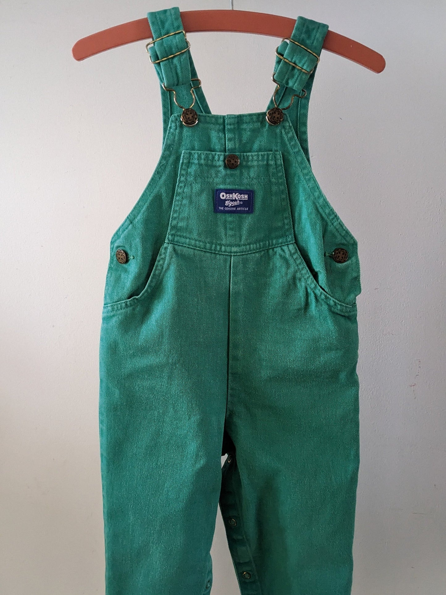 OshKosh b'Gosh emerald green overall RARE