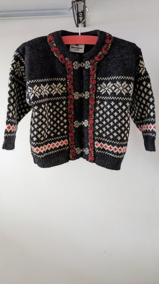 Nordic knitwear cardigan