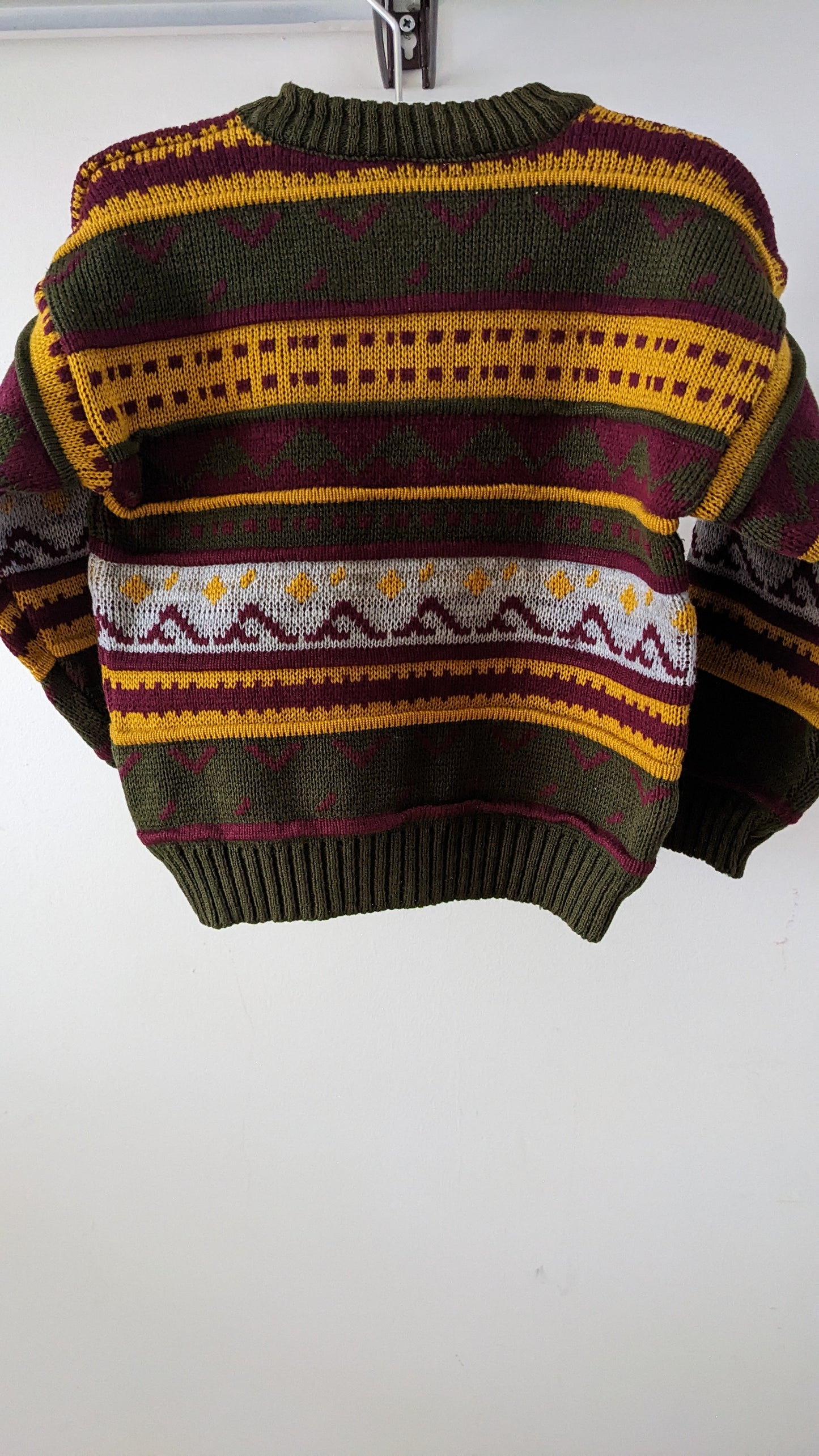 Fair Isle brown sweater