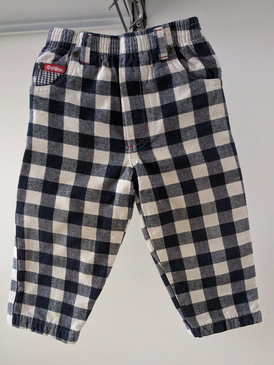 OshKosh b'Gosh big check pants