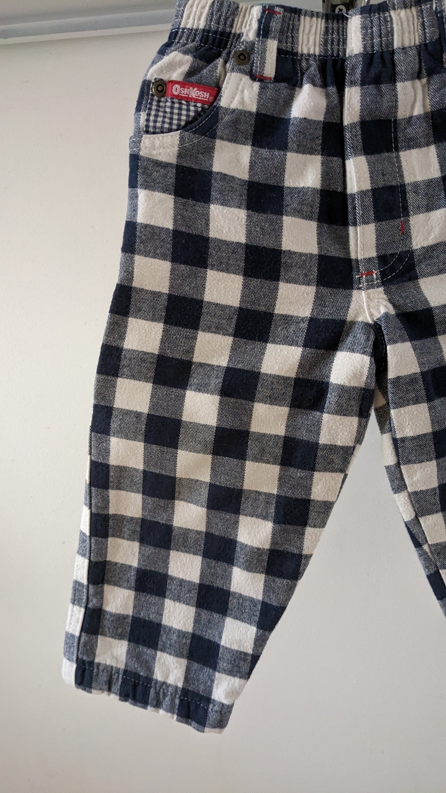 OshKosh b'Gosh big check pants