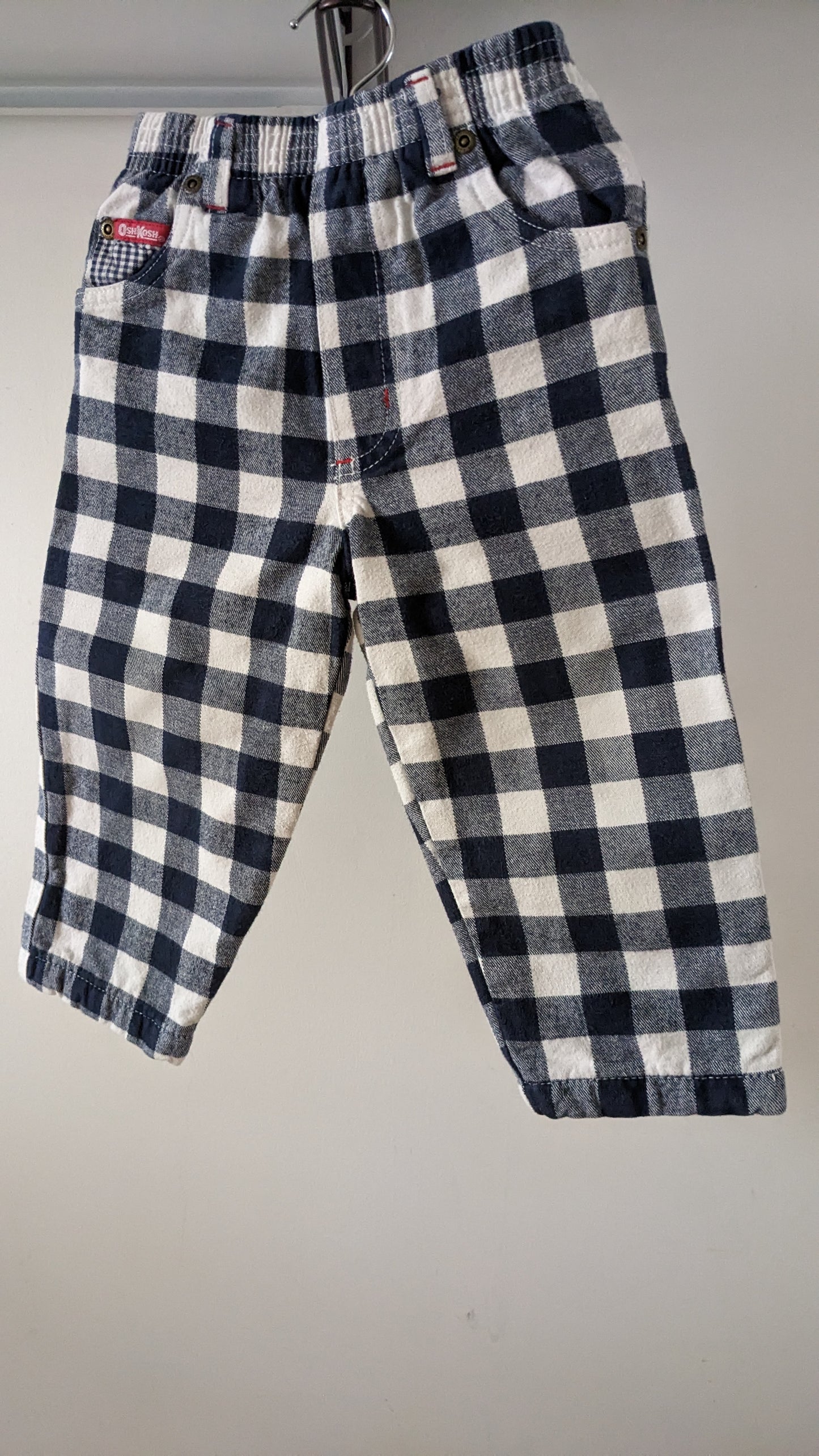 OshKosh b'Gosh big check pants