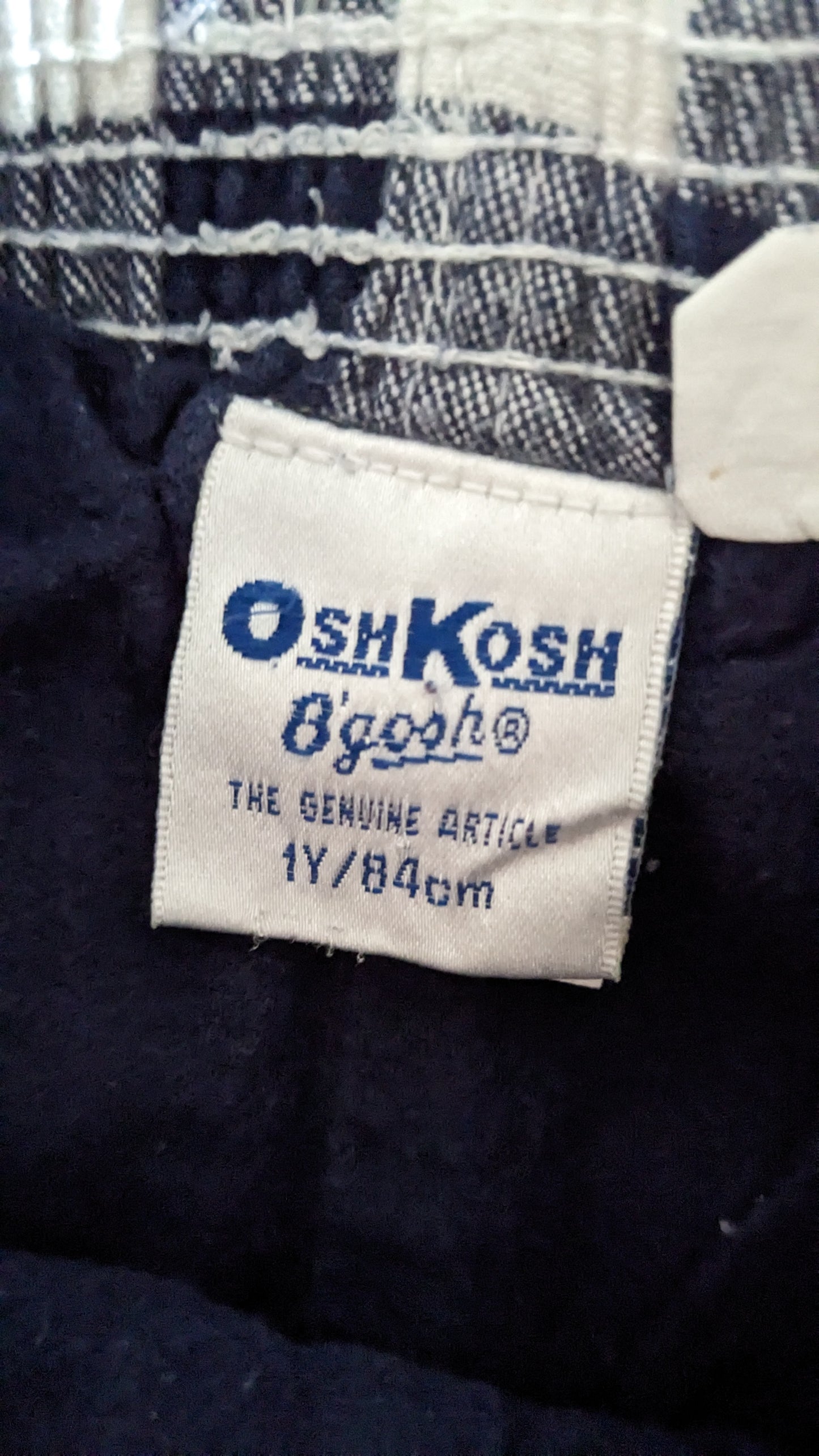 OshKosh b'Gosh big check pants