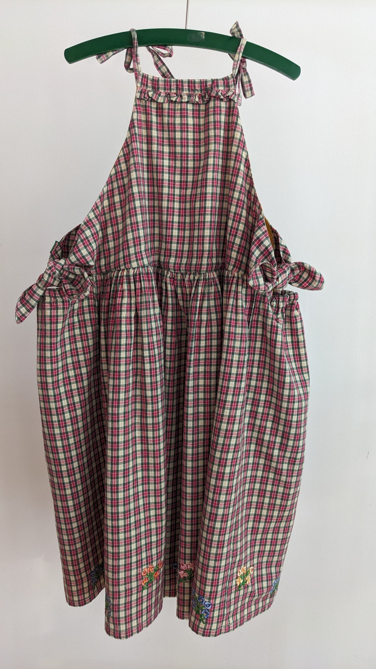 Oilily overall check dress