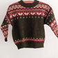 Benetton fair isle wool sweater
