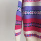 Benetton fair isle striped wool sweater