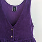 Pinafore purple velvet dress