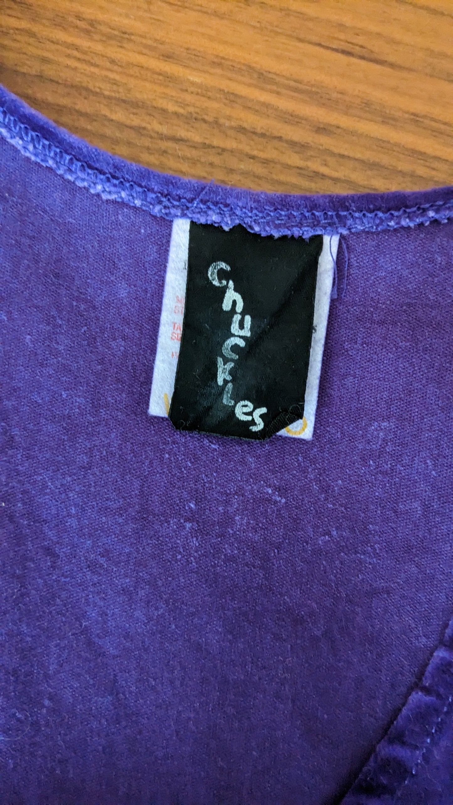 Pinafore purple velvet dress