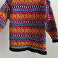 Funky print sweater color