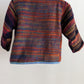 Rainbow wool cardigan