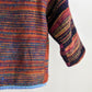 Rainbow wool cardigan