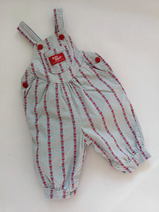 Baby b'Gosh Heart Bubble Vintage Overall 3/6