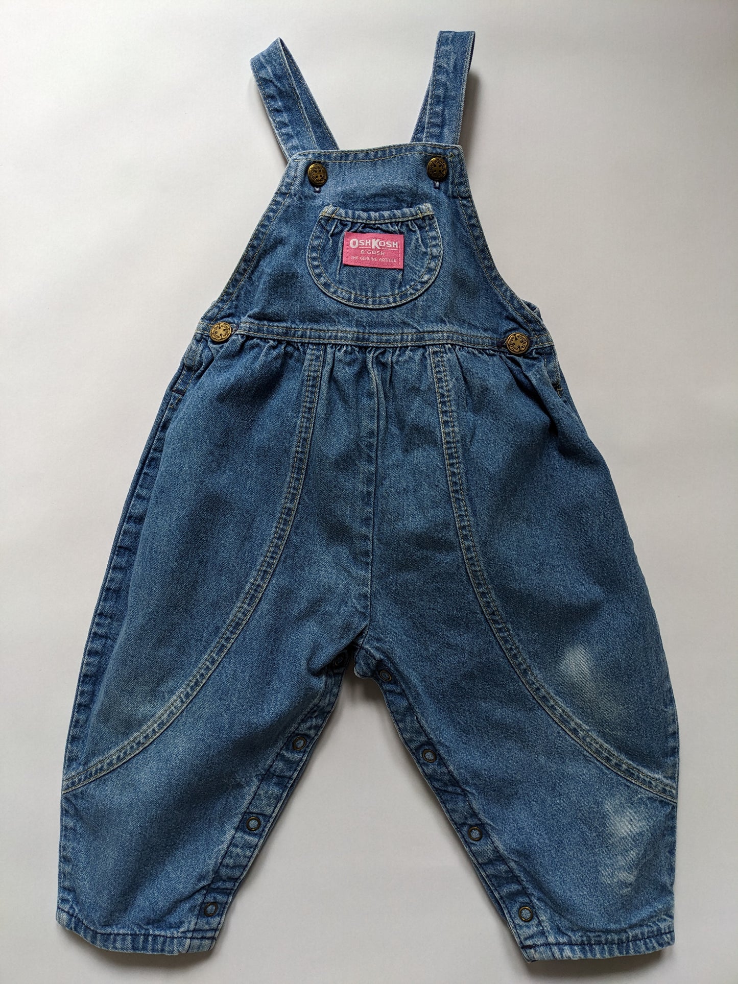 OshKosh b'Gosh denim bubble overall USA