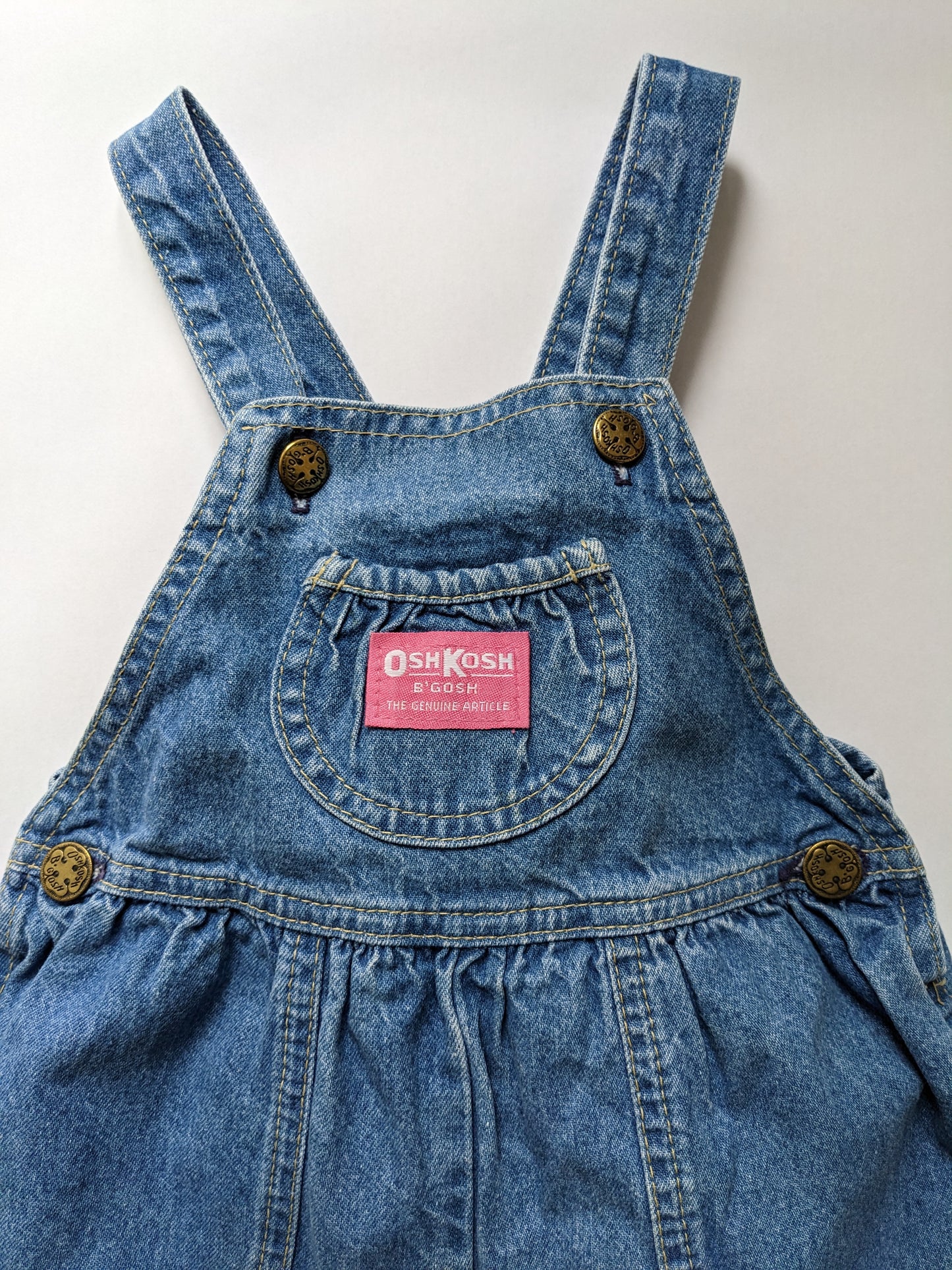 OshKosh b'Gosh denim bubble overall USA