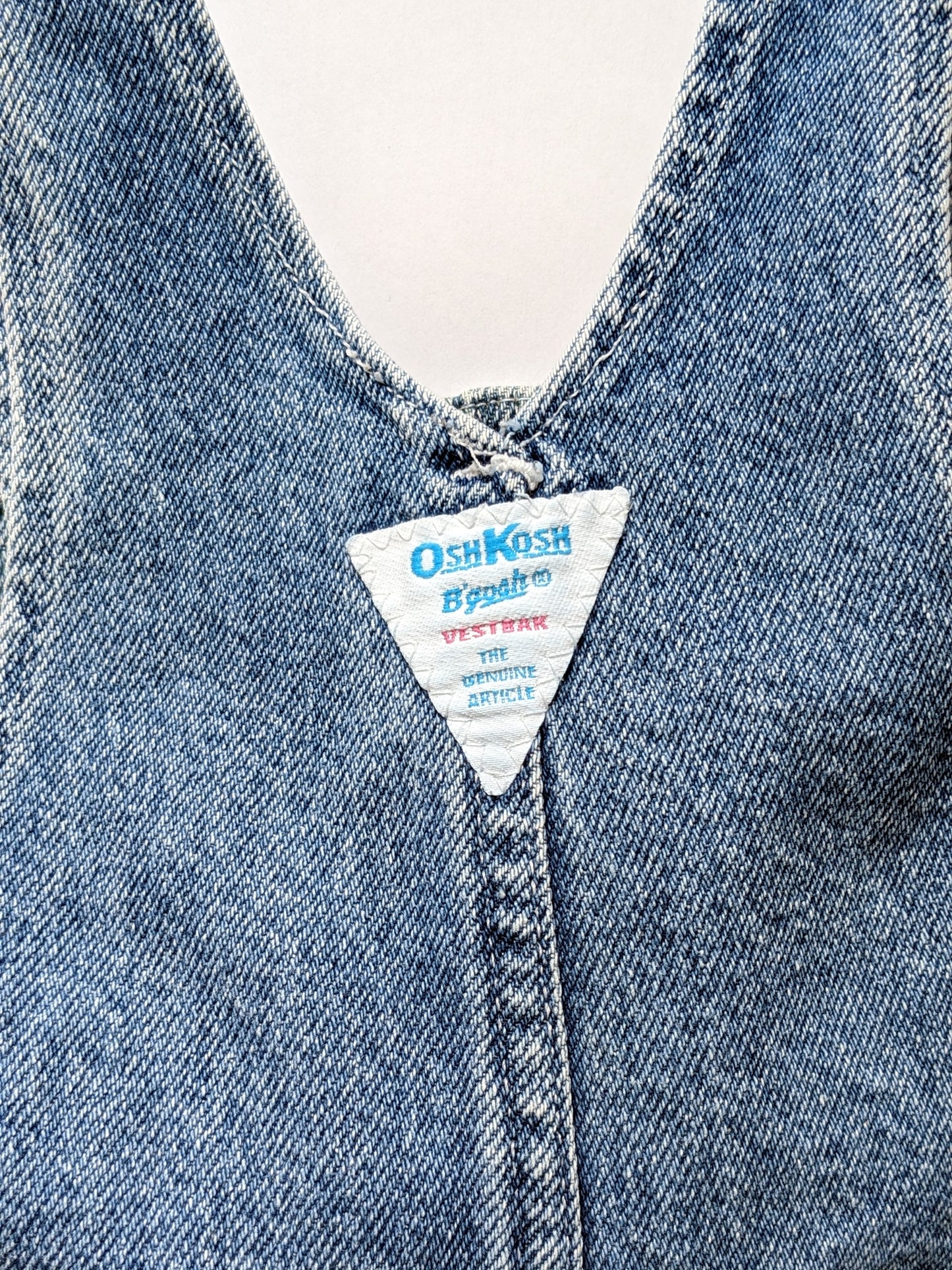 OshKosh b'Gosh denim baby overall USA