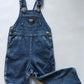 OshKosh b'Gosh denim overall dark wash worker USA