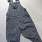 OshKosh b'Gosh denim overall blue hickory Union Made 70's