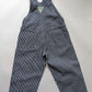 OshKosh b'Gosh denim overall blue hickory Union Made 70's