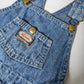 OshKosh b'Gosh denim skirt overall blue orange tag 70's