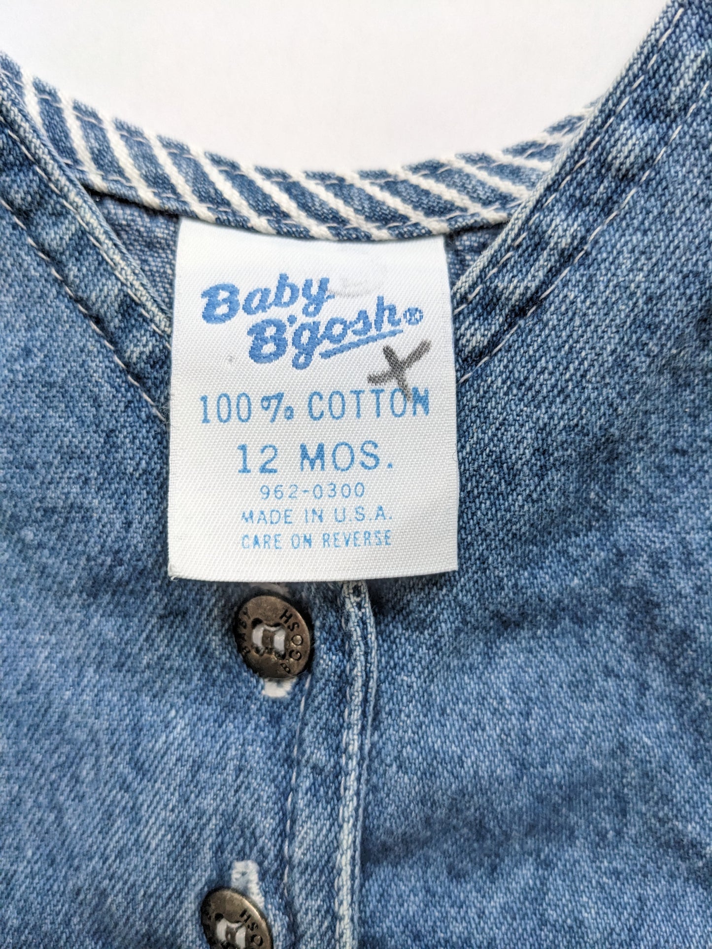 OshKosh Baby b'Gosh denim dress blue vintage