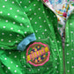 Oilily vintage reversible flower and polka dot jacket