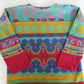 Oilily vintage colourful knit sweater